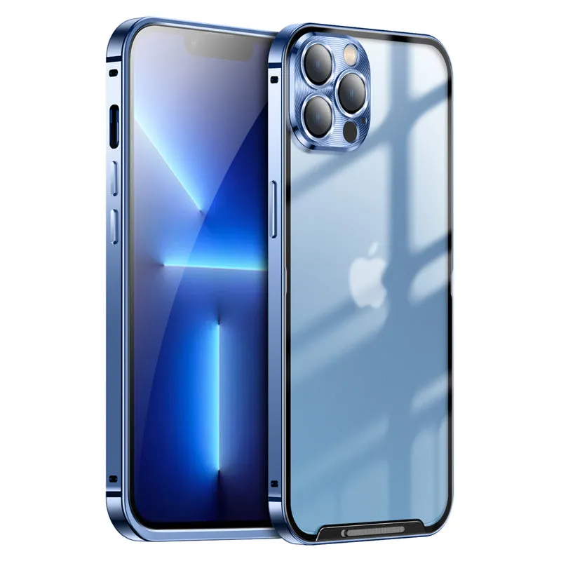 Kylin Armor Magic Shield Aluminum Metal Bumper Frosted Back Case Cover