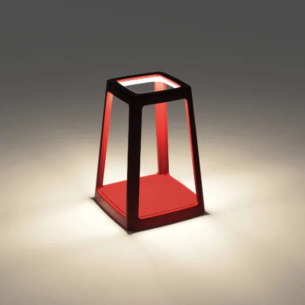 Lexon Lantern Portable LED Lamp with Built-In Qi Wireless Charger