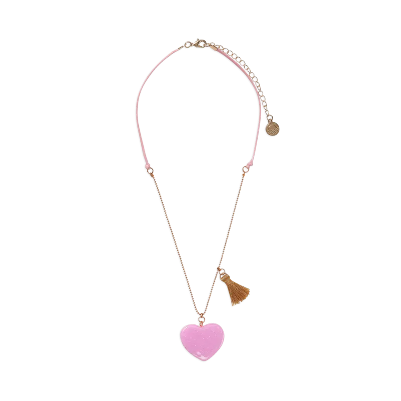 Lily Heart Necklace