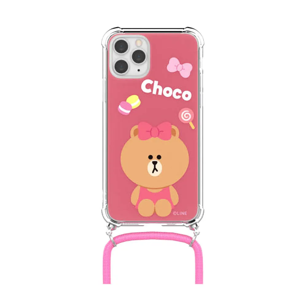 Line Friends Clear Air Cushion Reinforced Strap Case Cover