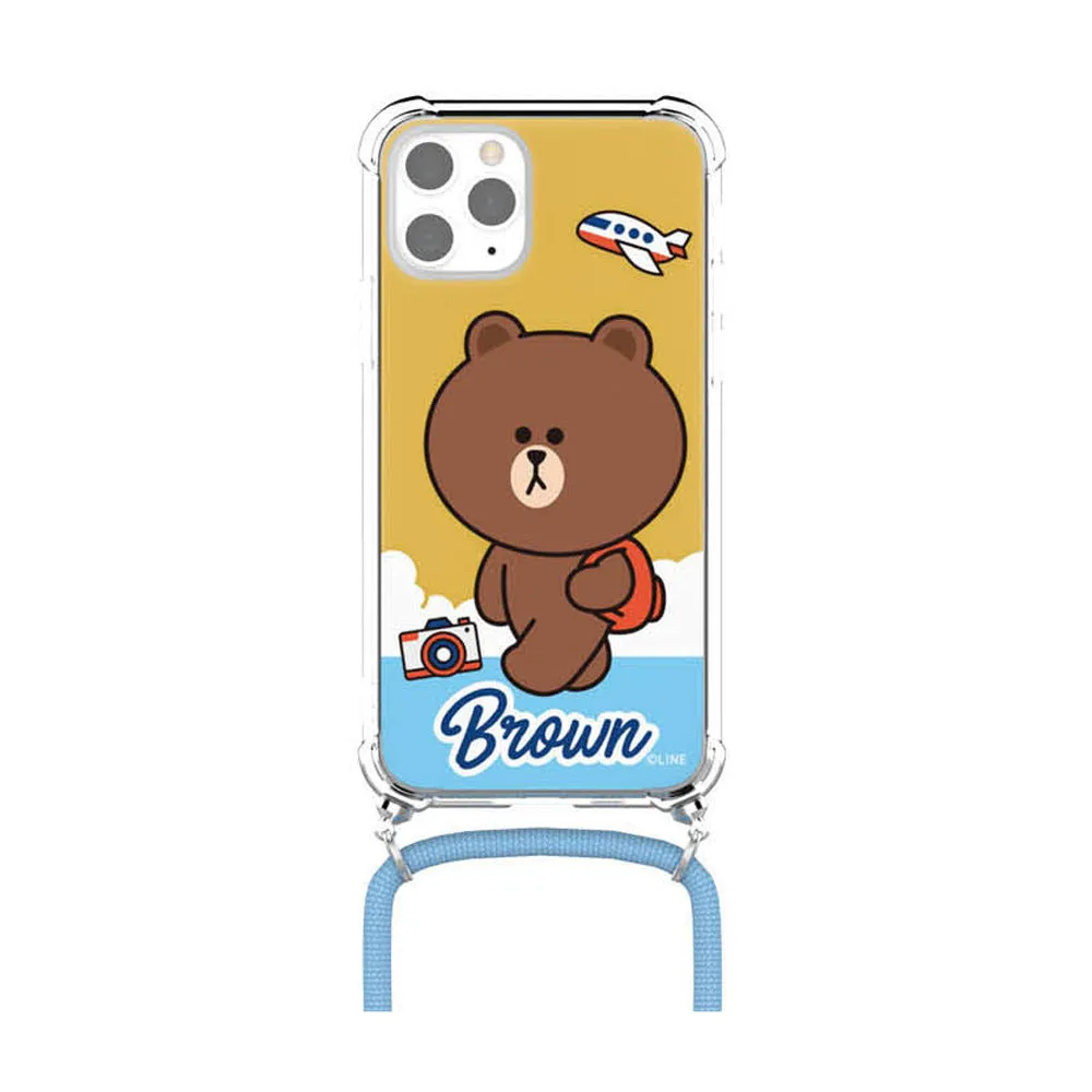 Line Friends Clear Air Cushion Reinforced Strap Case Cover