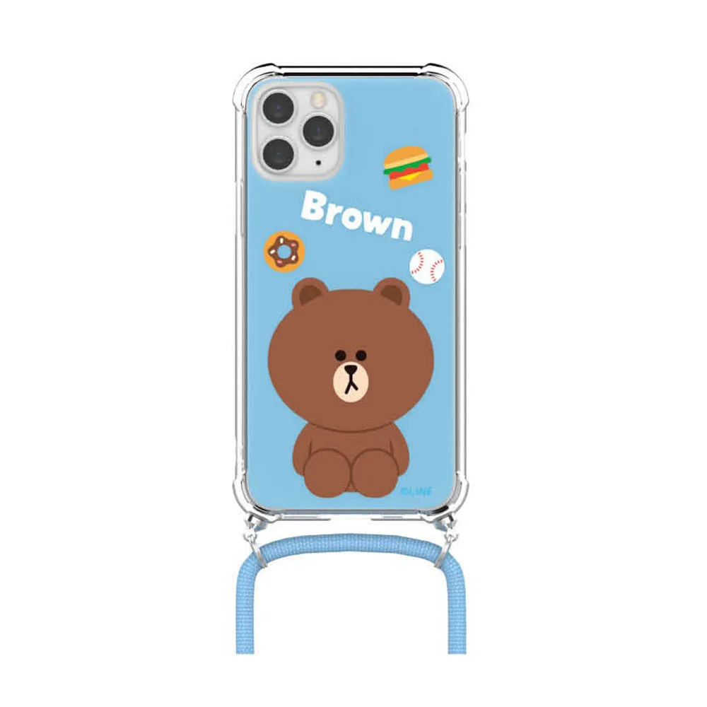 Line Friends Clear Air Cushion Reinforced Strap Case Cover