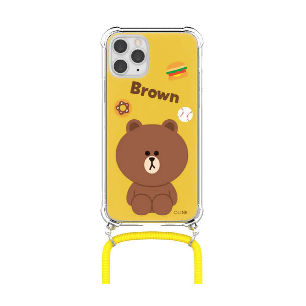 Line Friends Clear Air Cushion Reinforced Strap Case Cover