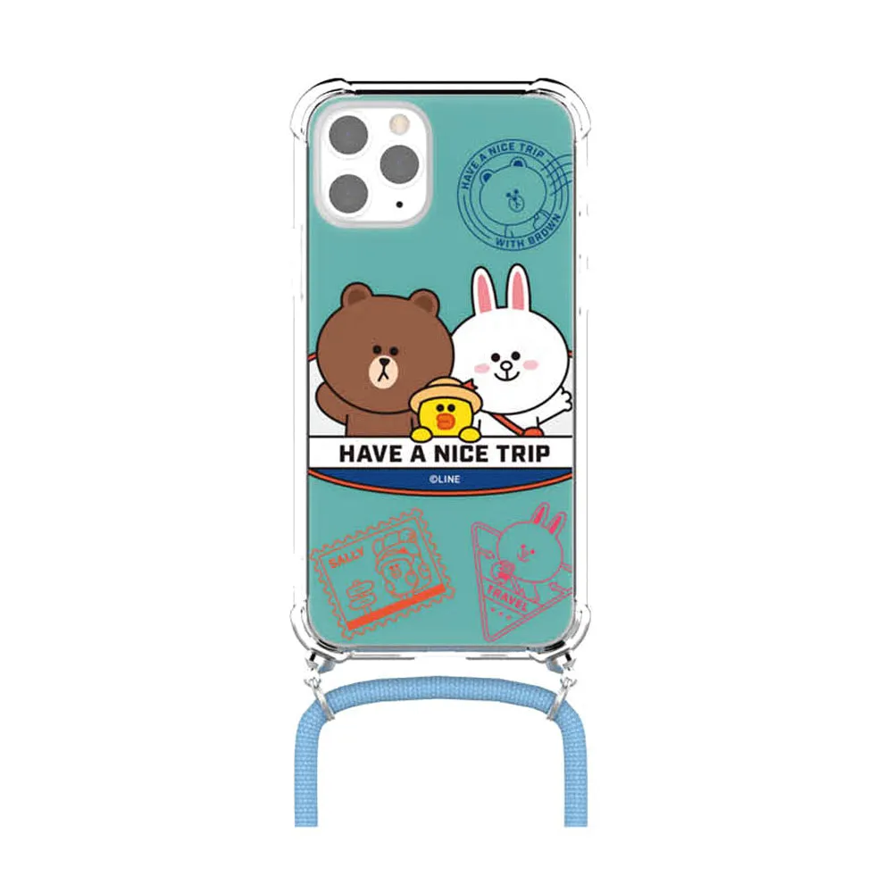 Line Friends Clear Air Cushion Reinforced Strap Case Cover