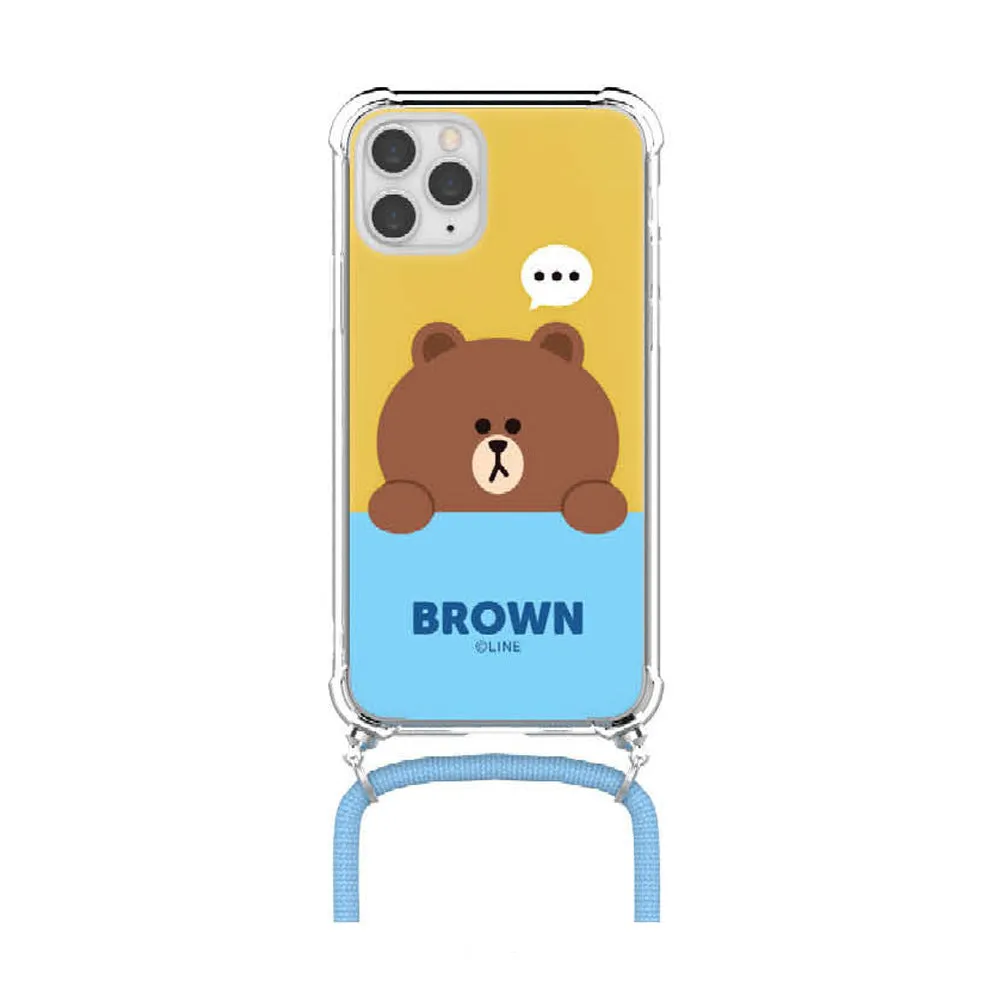 Line Friends Clear Air Cushion Reinforced Strap Case Cover