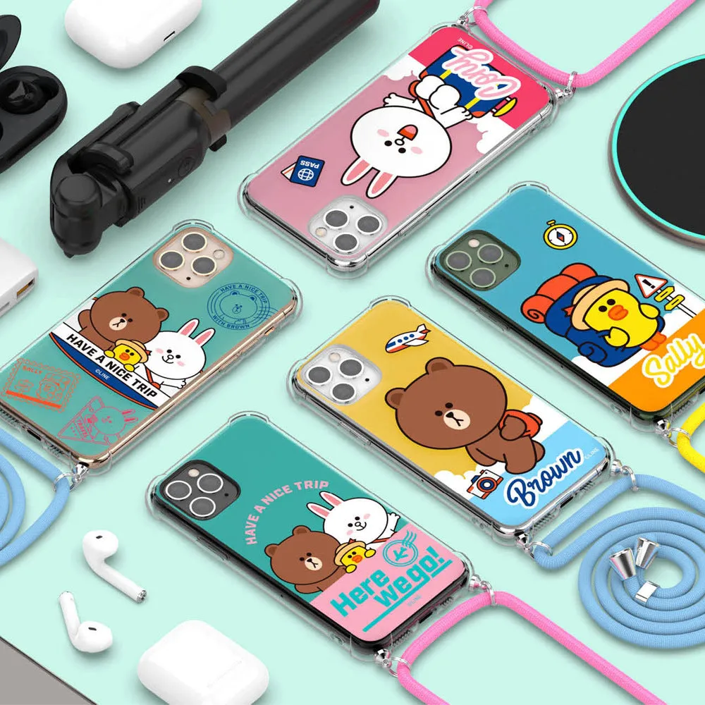 Line Friends Clear Air Cushion Reinforced Strap Case Cover