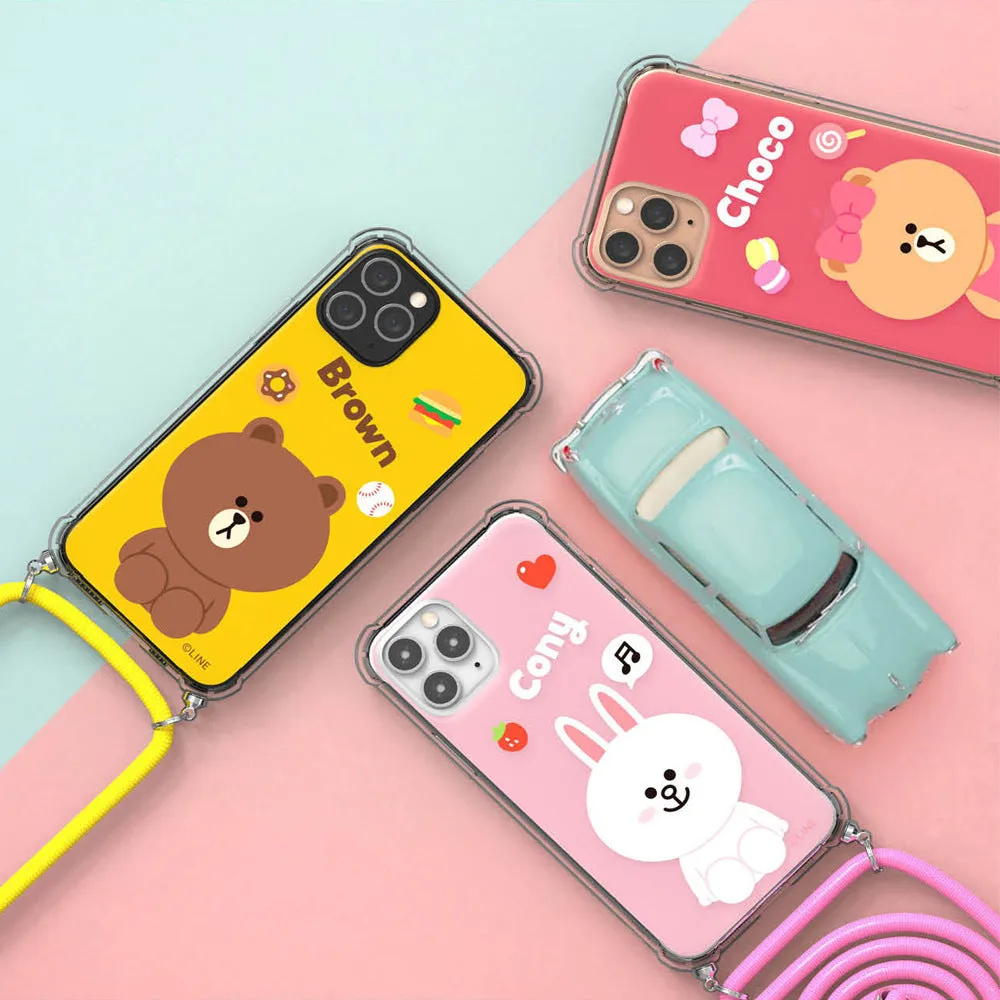 Line Friends Clear Air Cushion Reinforced Strap Case Cover