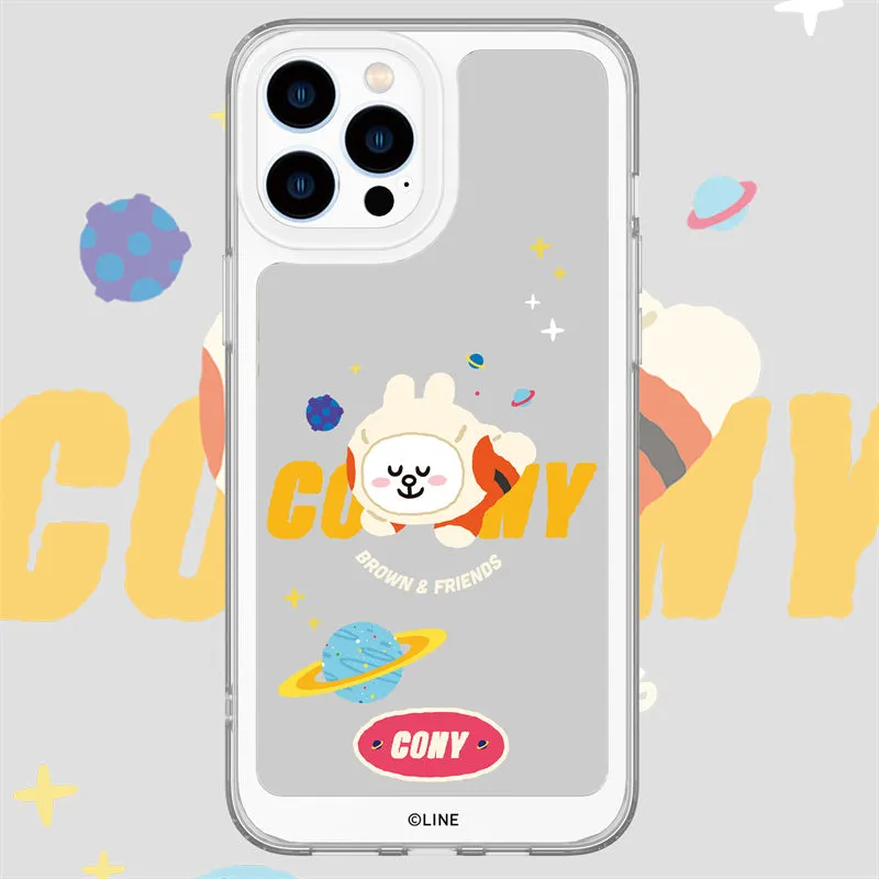 Line Friends Clear Shockproof Air Cushion Back Case Cover