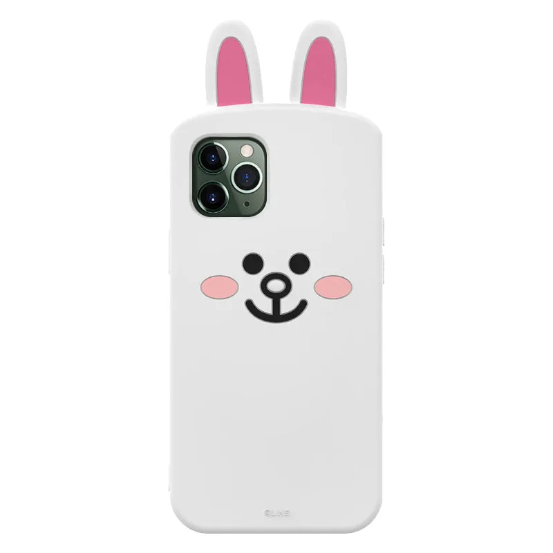 Line Friends Face Shockproof 3D Silicone Case Cover