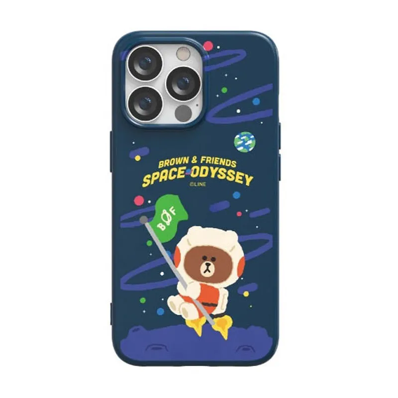 Line Friends Liquid Silicone Soft Color Jelly Back Case Cover