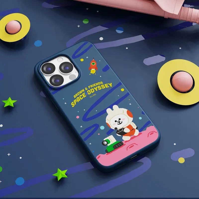 Line Friends Liquid Silicone Soft Color Jelly Back Case Cover