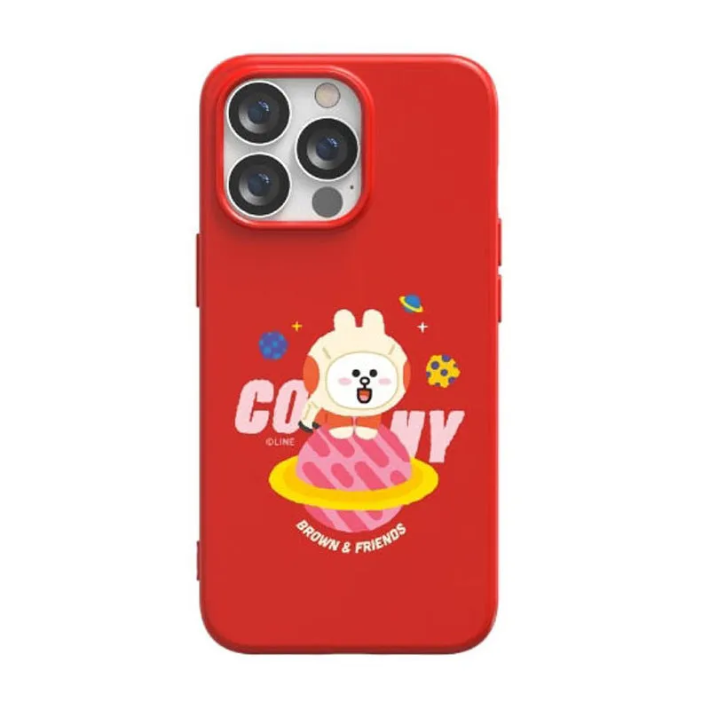 Line Friends Liquid Silicone Soft Color Jelly Back Case Cover