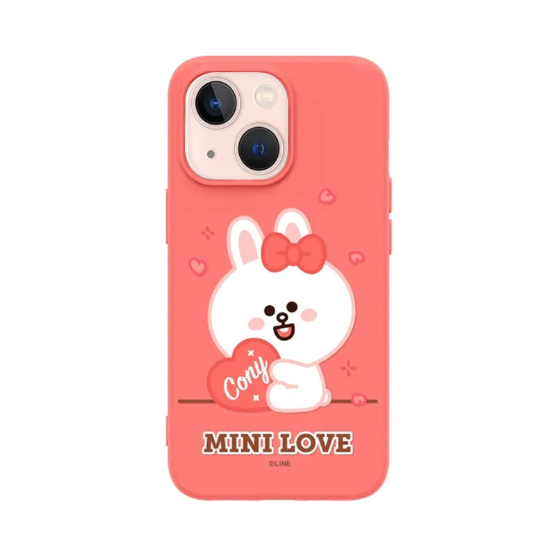 Line Friends Liquid Silicone Soft Color Jelly Back Case Cover