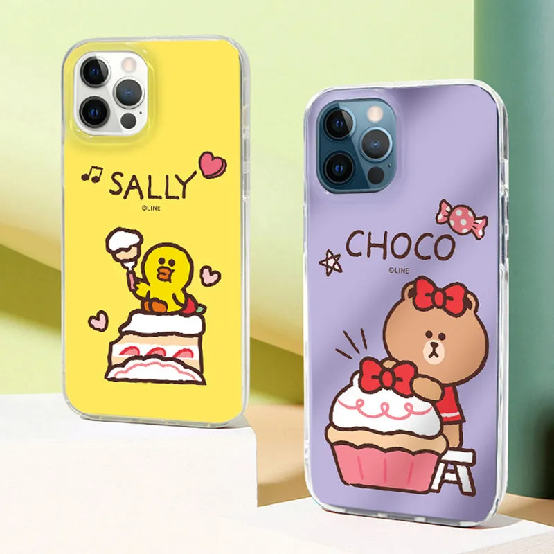 Line Friends Petit Sweets IMD Dual Layer Jelly Case Cover