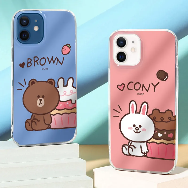 Line Friends Petit Sweets IMD Dual Layer Jelly Case Cover