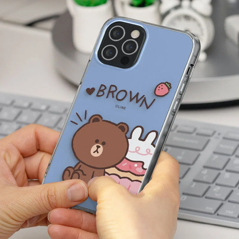 Line Friends Petit Sweets IMD Dual Layer Jelly Case Cover