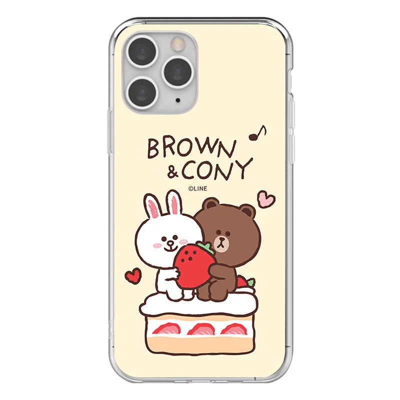 Line Friends Petit Sweets IMD Dual Layer Jelly Case Cover