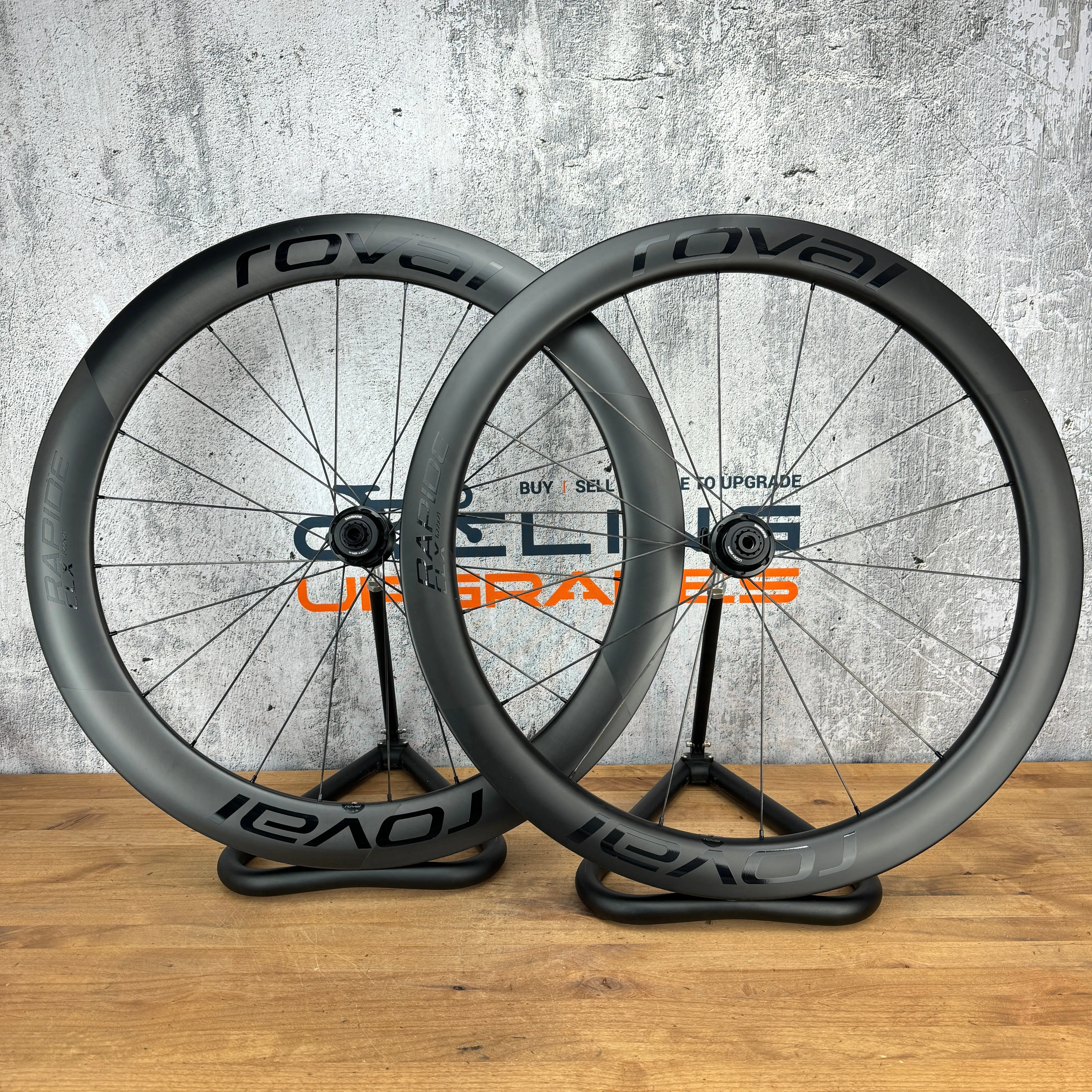 Low Mile! Roval Rapide CLX II Disc Brake Carbon Tubeless Wheelset 700c 1522g