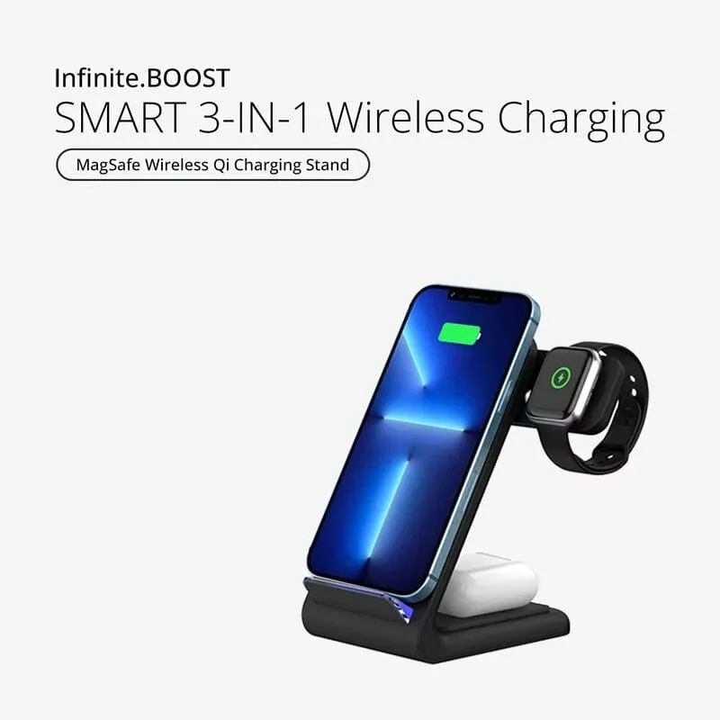 Mazer Wi.Desk 25W 3-in-1 Wireless Charging Stand