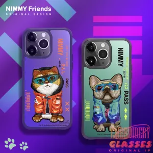 Nimmy Glasses Cool Embroidery Case Cover