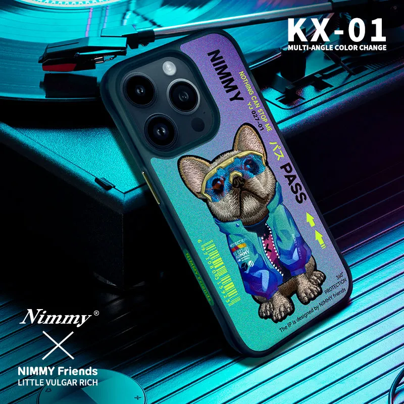 Nimmy Glasses Cool Embroidery Case Cover