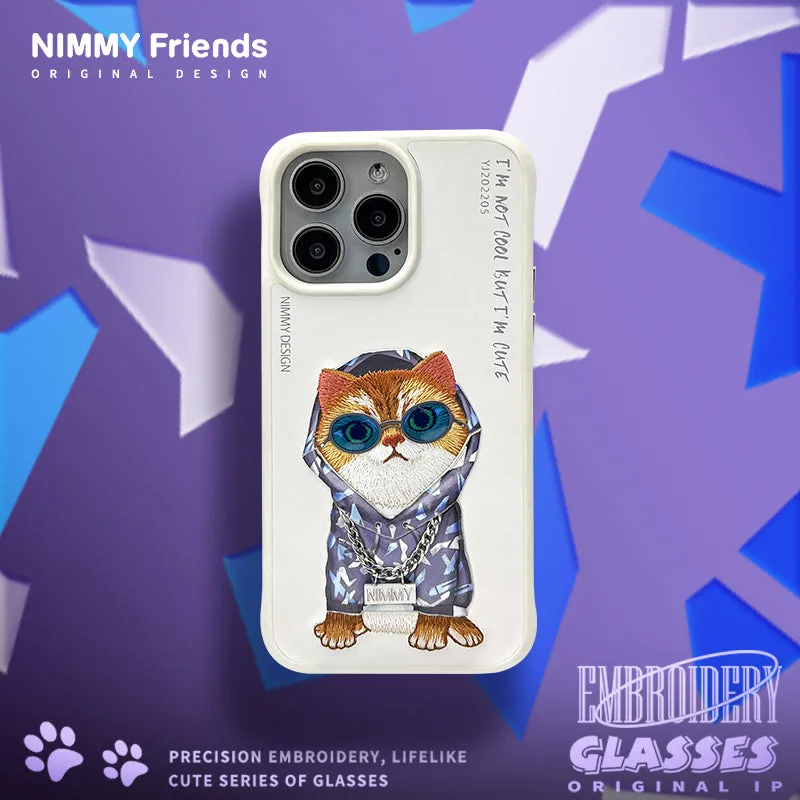 Nimmy Glasses Cool Embroidery Case Cover