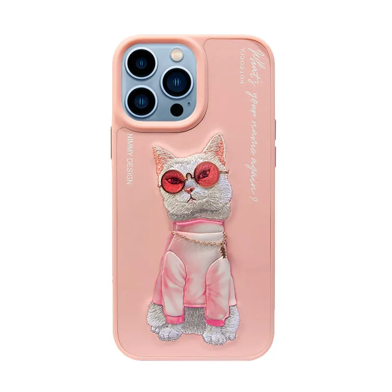 Nimmy Glasses Cool Embroidery Case Cover