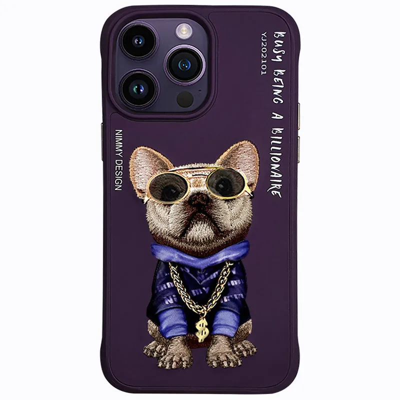 Nimmy Glasses Cool Embroidery Case Cover