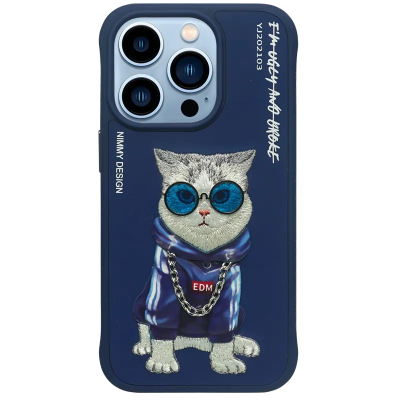 Nimmy Glasses Cool Embroidery Case Cover