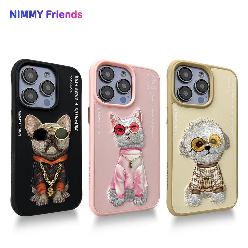 Nimmy Glasses Cool Embroidery Case Cover