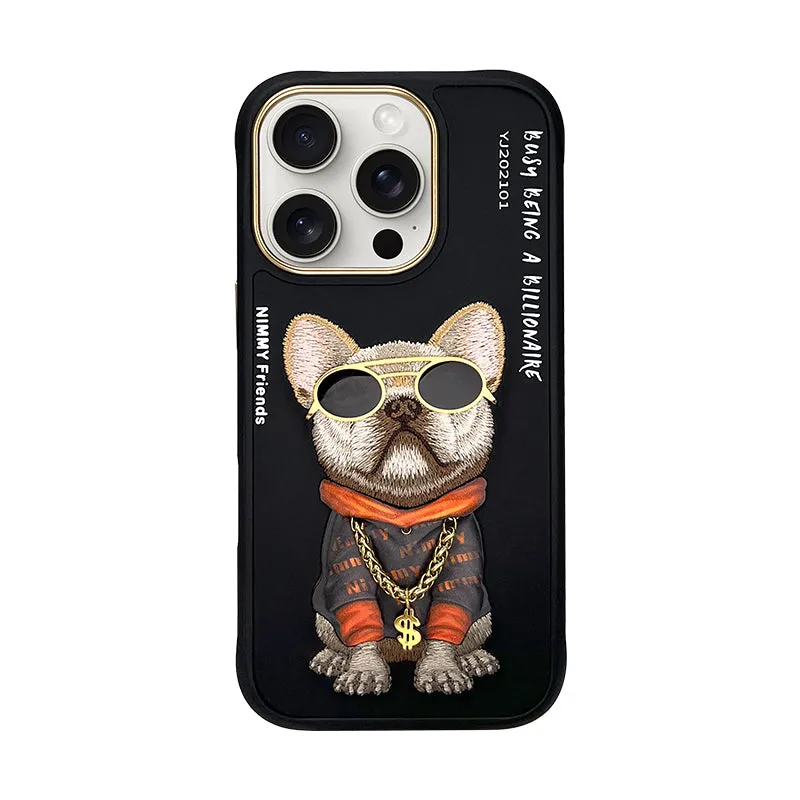 Nimmy Glasses Cool Embroidery Case Cover