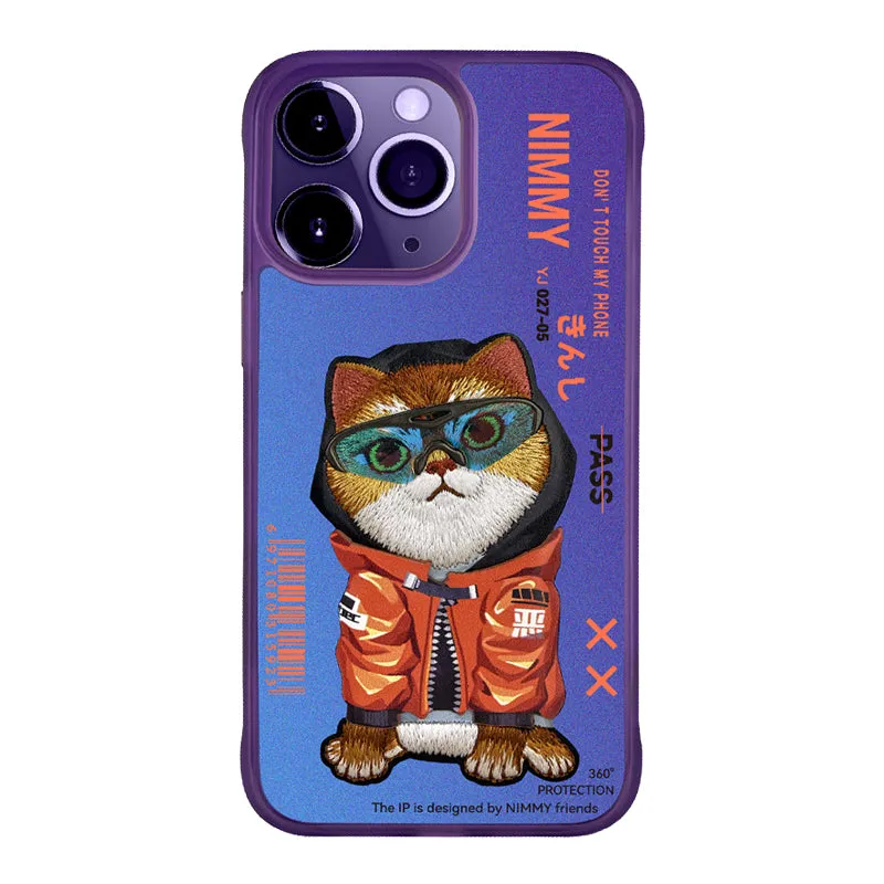 Nimmy Glasses Cool Embroidery Case Cover