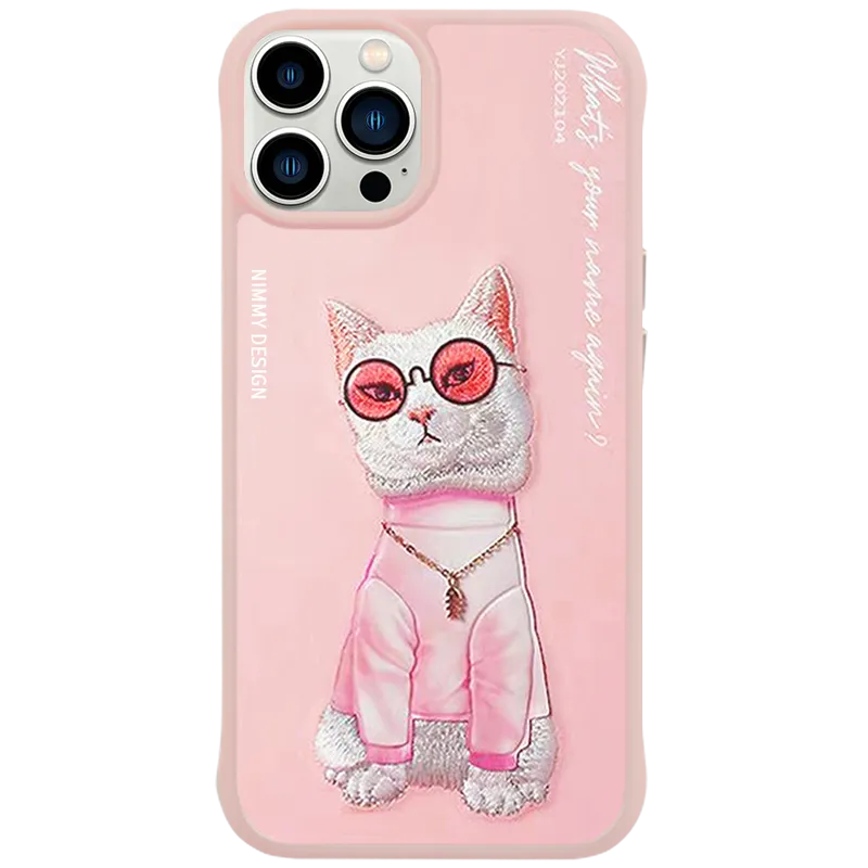 Nimmy Glasses Cool Embroidery Case Cover