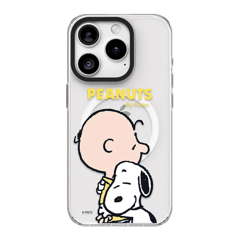 Peanuts Snoopy MagSafe Shockproof Transparent Case Cover