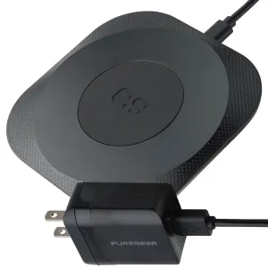 Pure Gear 15W Wireless Charging Pad for Qi Enabled Devices - Black