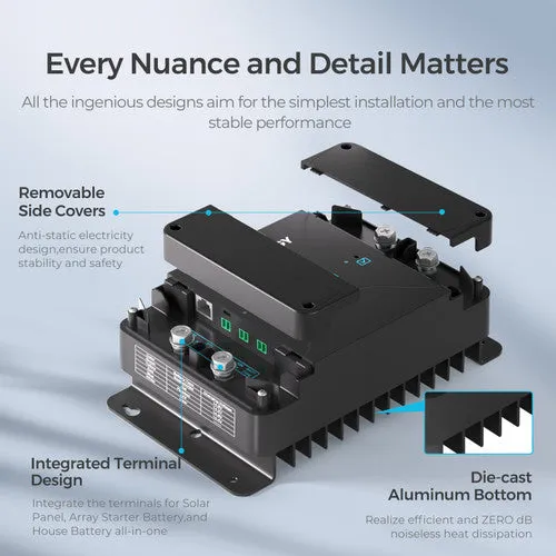 Renogy 12V 30A Dual Battery Charger with Core