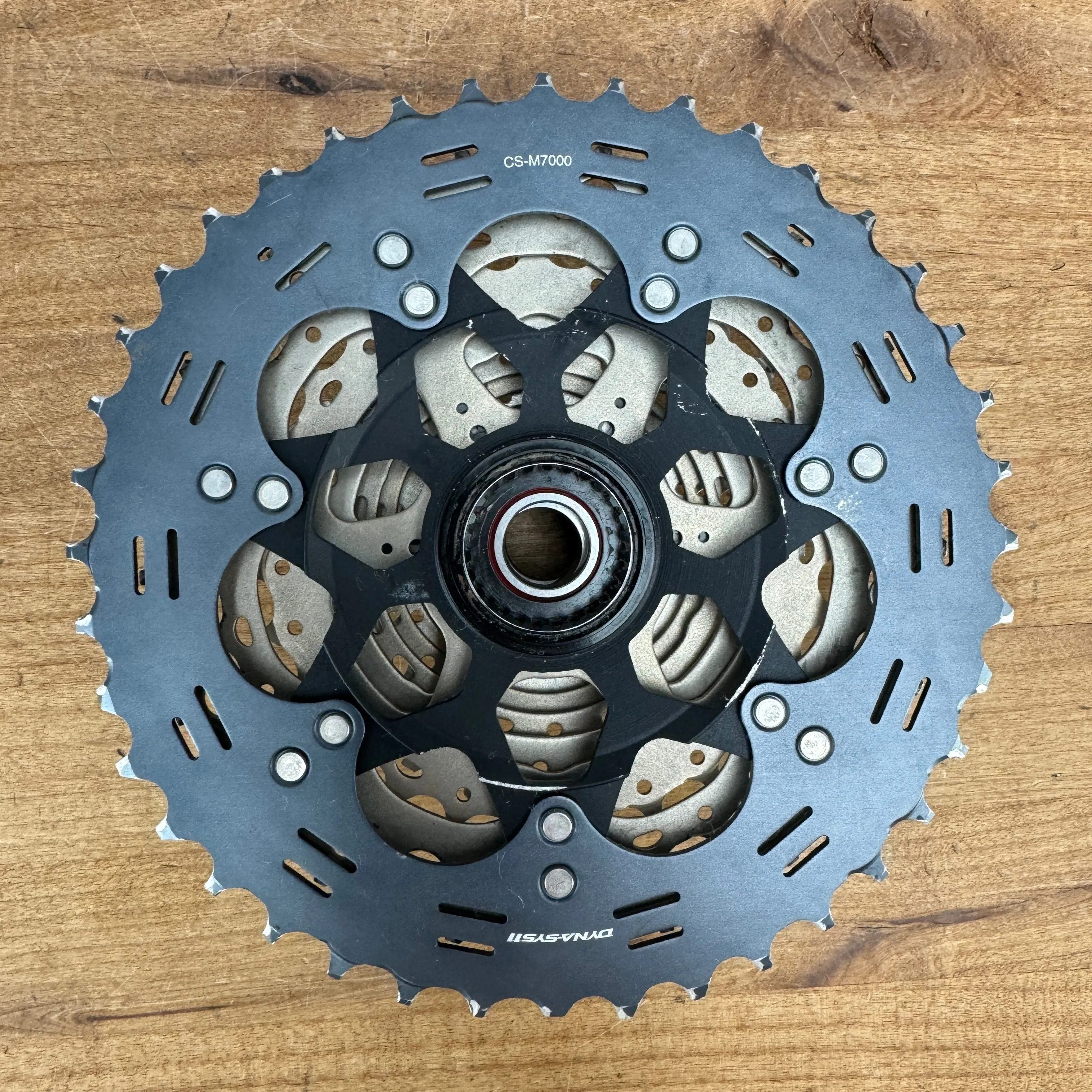 Shimano SLX CS-M7000 11-40t 11-Speed Mountain Bike Cassette 445g "Typical Wear"