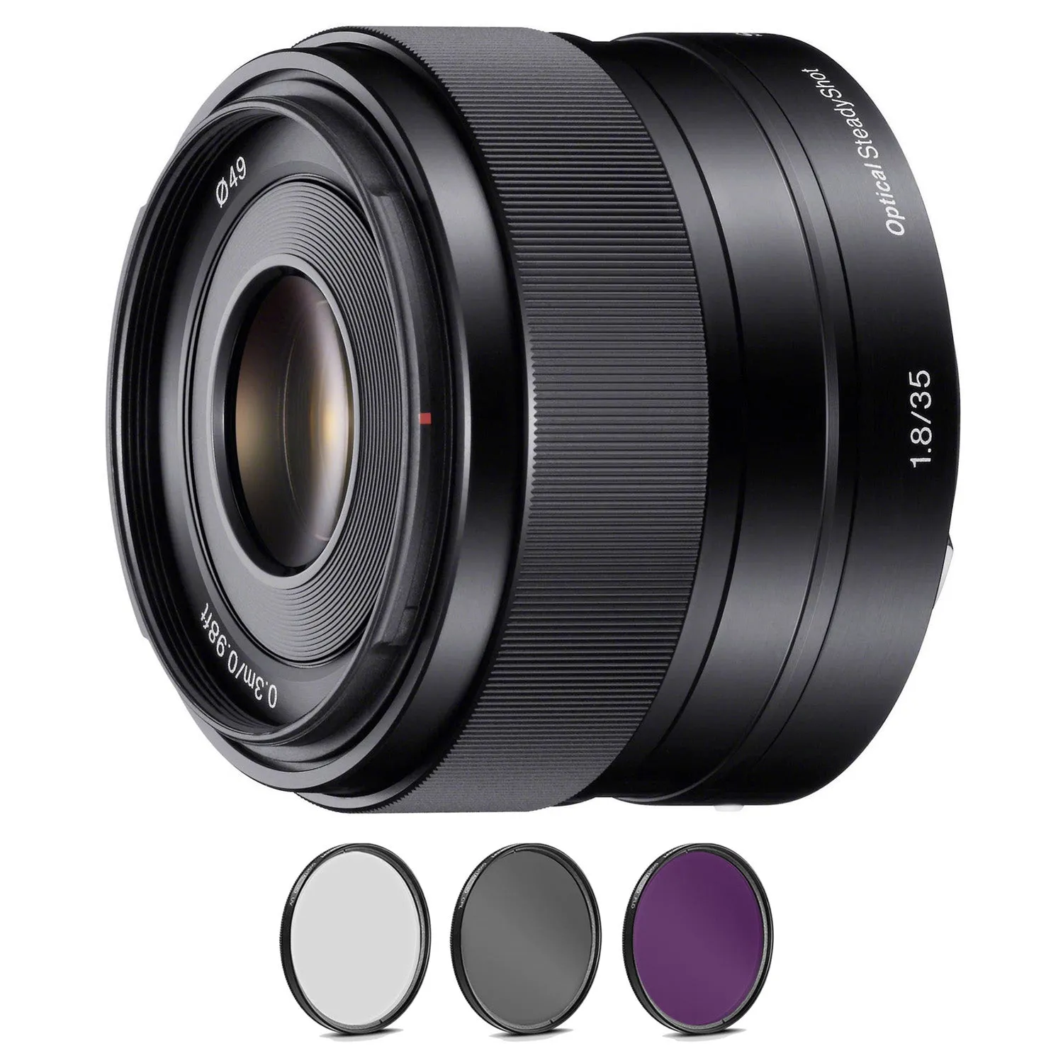 Sony E 35mm f/1.8 OSS Lens with Pro Filter