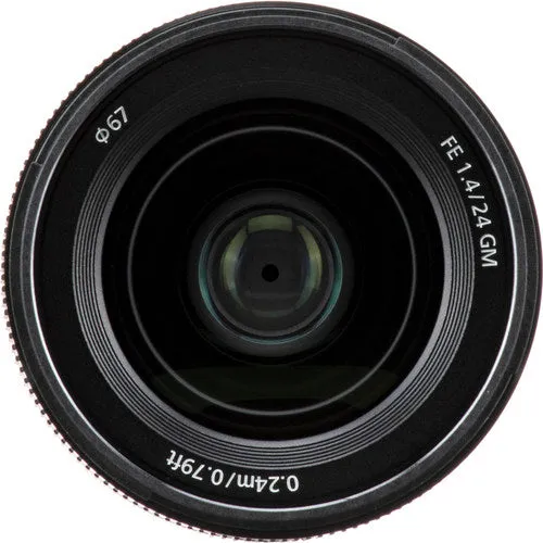 Sony E-mount FE 24mm F1.4 GM Full Frame Wide-angle Prime Lens (SEL24F14GM), Black