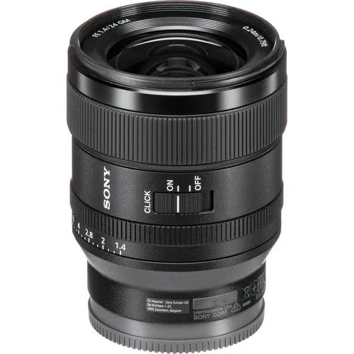 Sony E-mount FE 24mm F1.4 GM Full Frame Wide-angle Prime Lens (SEL24F14GM), Black