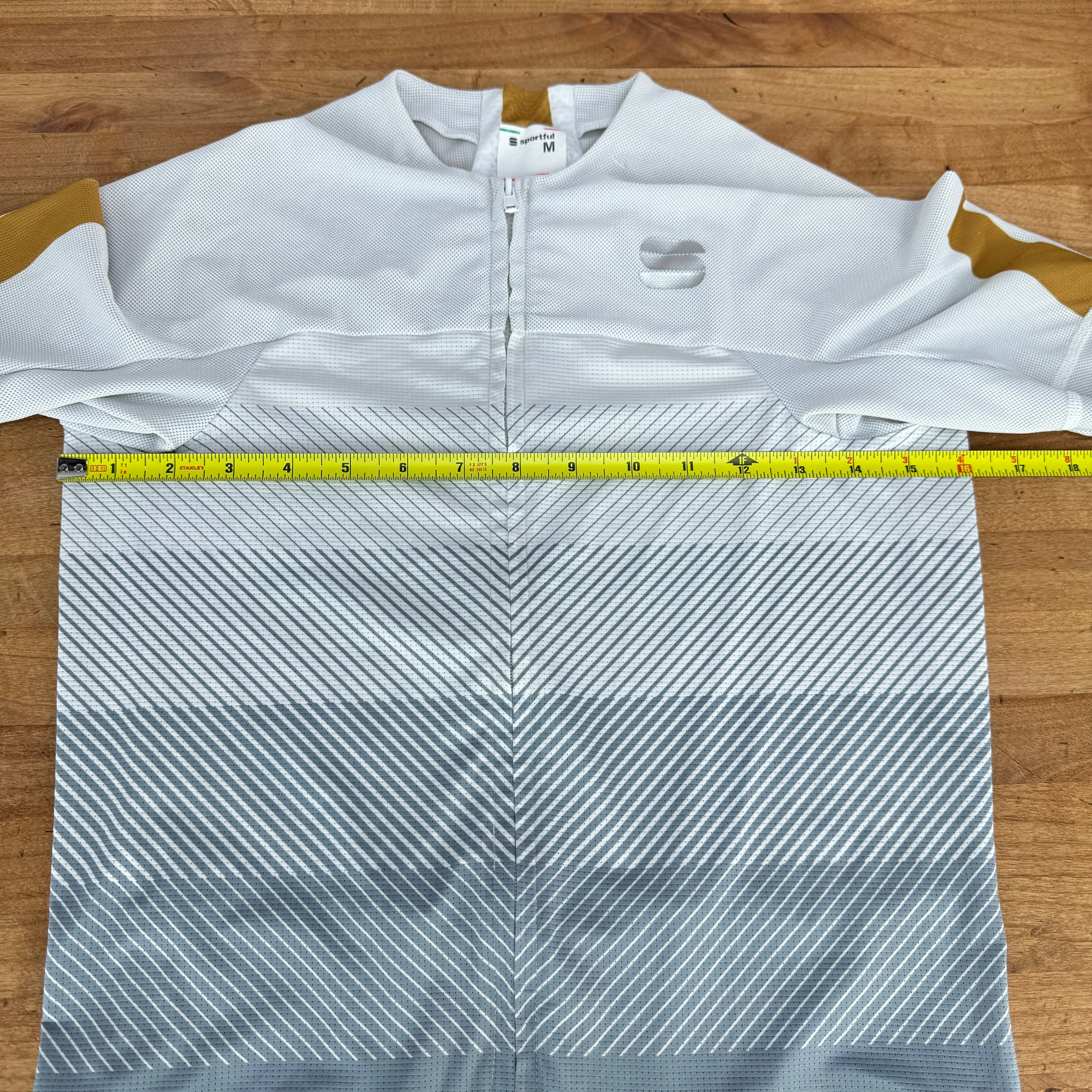 Sportful Rocket White/Gray Men's Short Sleeve Medium Cycling Jersey