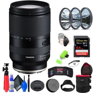 Tamron 28-200mm f/2.8-5.6 Di III RXD Lens for Sony E   Accessories (INTL Model)