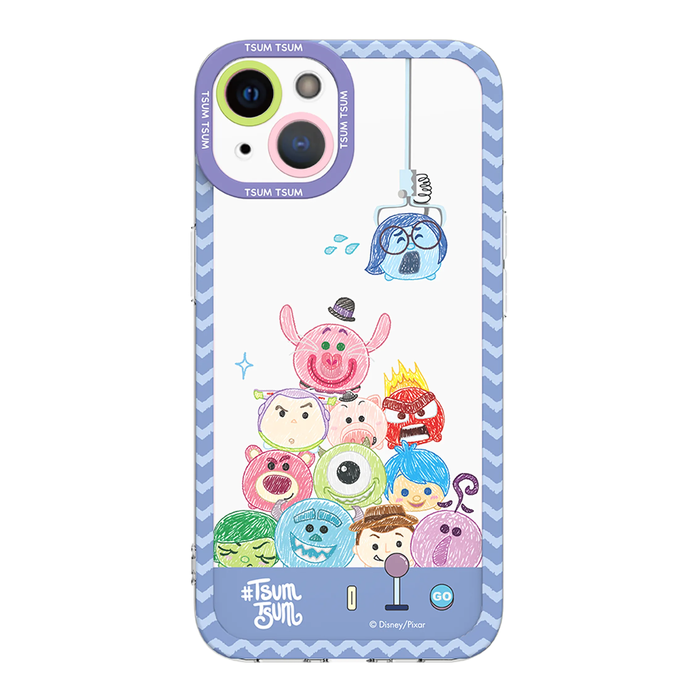 UKA Disney Tsum Tsum Angel Eyes Lens Protection Back Case Cover