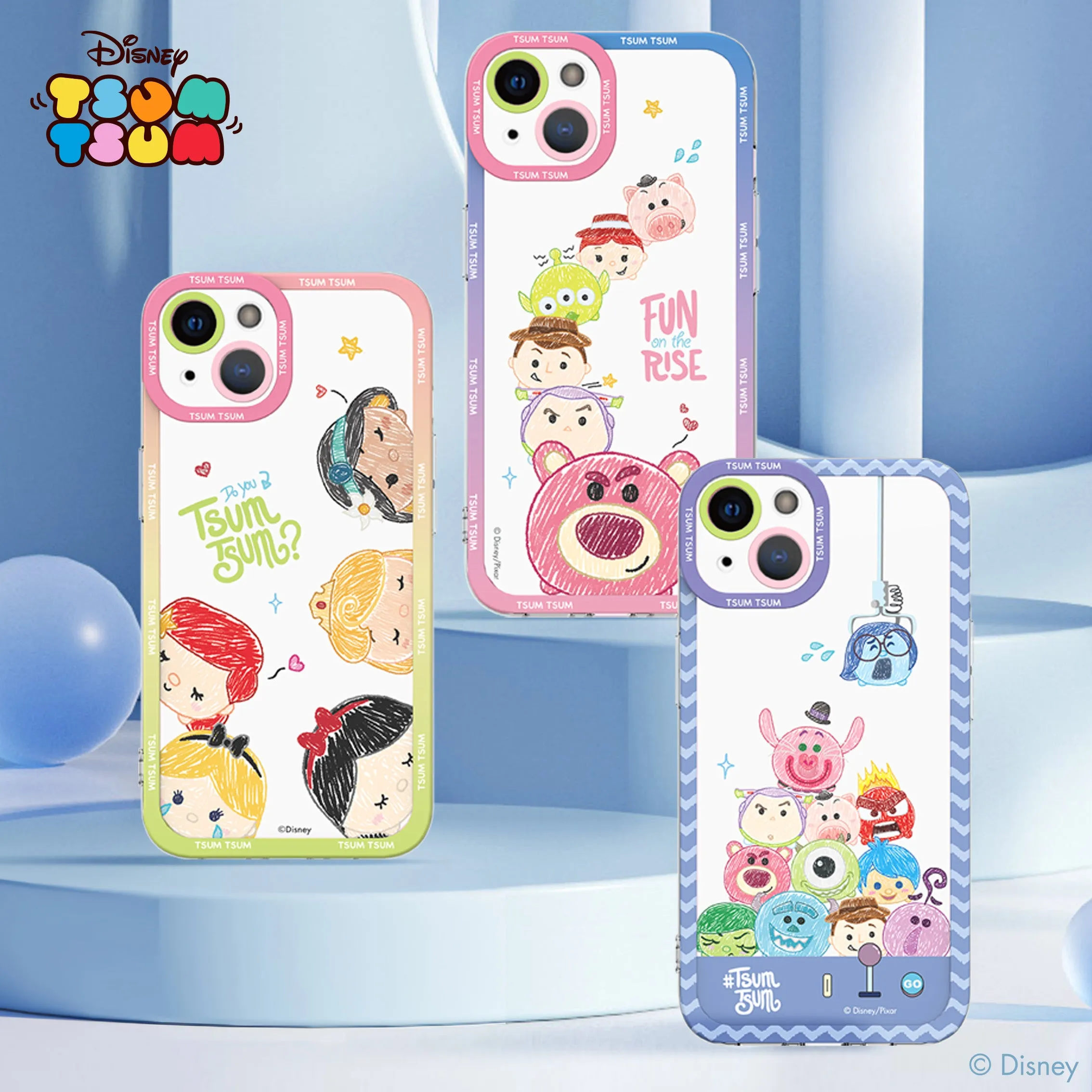 UKA Disney Tsum Tsum Angel Eyes Lens Protection Back Case Cover