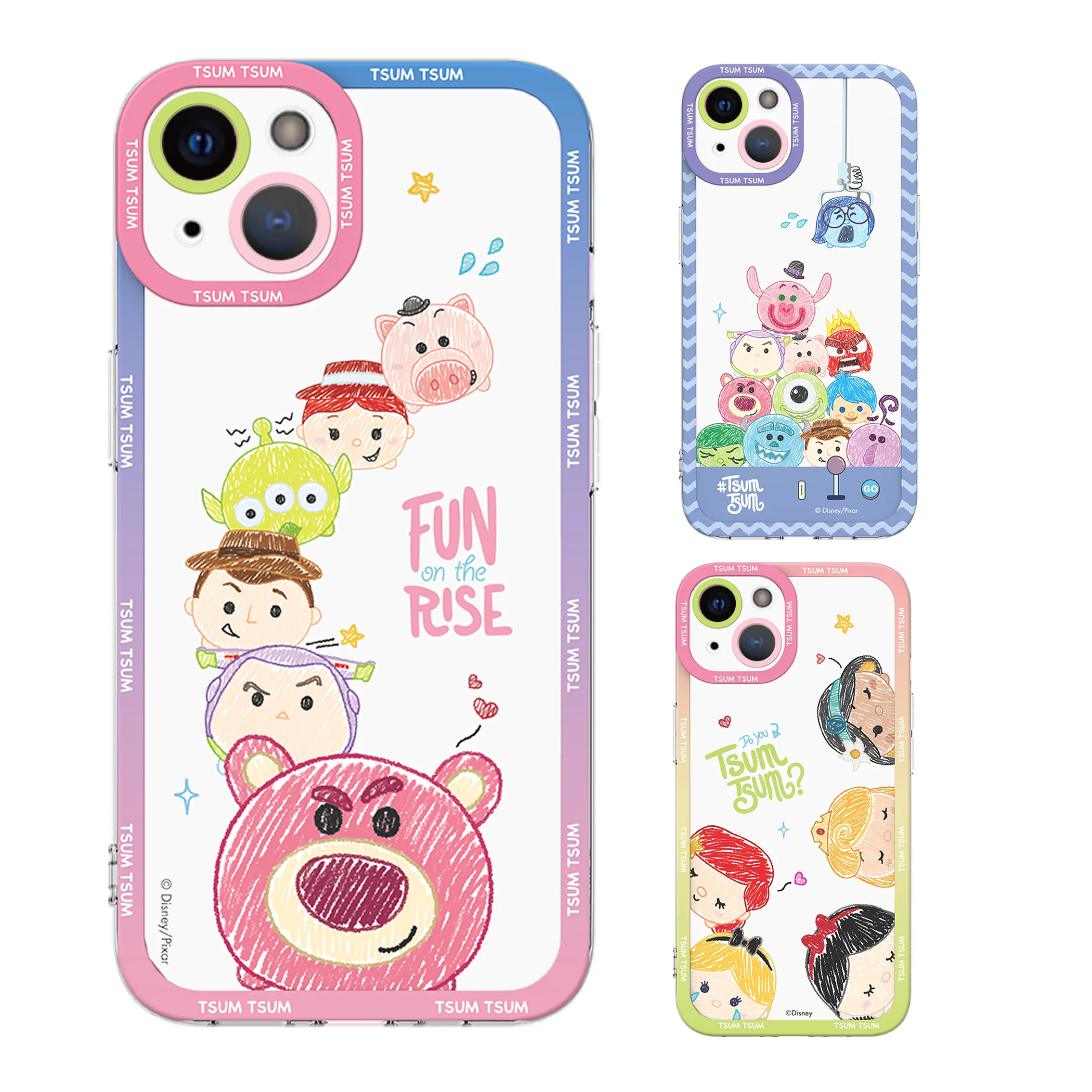 UKA Disney Tsum Tsum Angel Eyes Lens Protection Back Case Cover