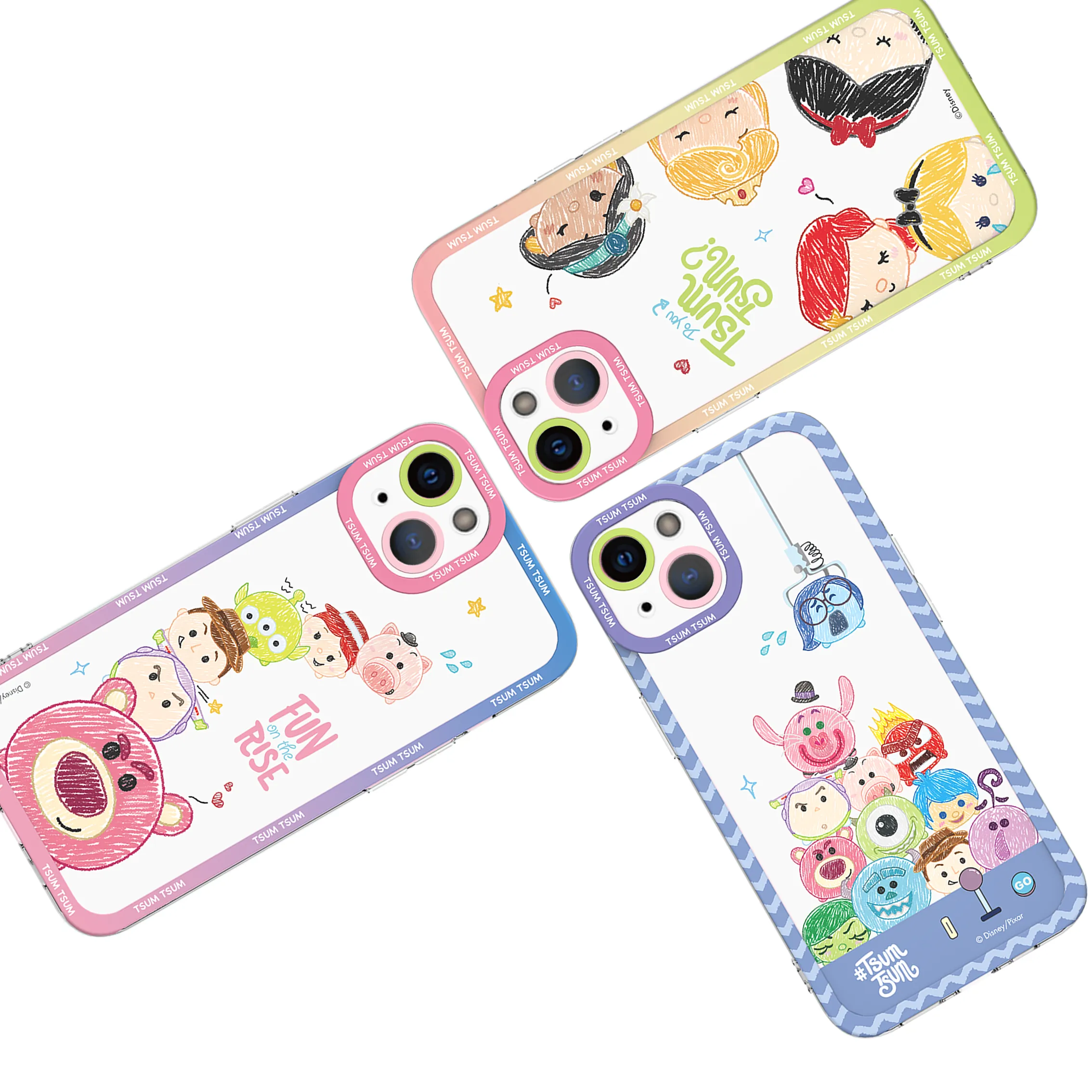 UKA Disney Tsum Tsum Angel Eyes Lens Protection Back Case Cover