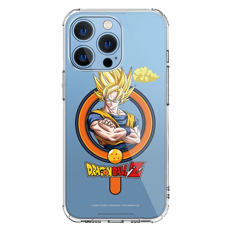 UKA Dragon Ball Z Anti-fall Clear PC TPU Magnetic MagSafe Case Cover