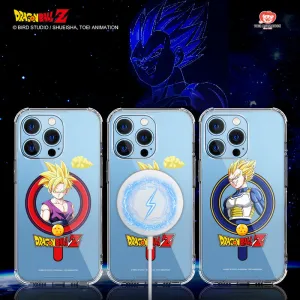 UKA Dragon Ball Z Anti-fall Clear PC TPU Magnetic MagSafe Case Cover