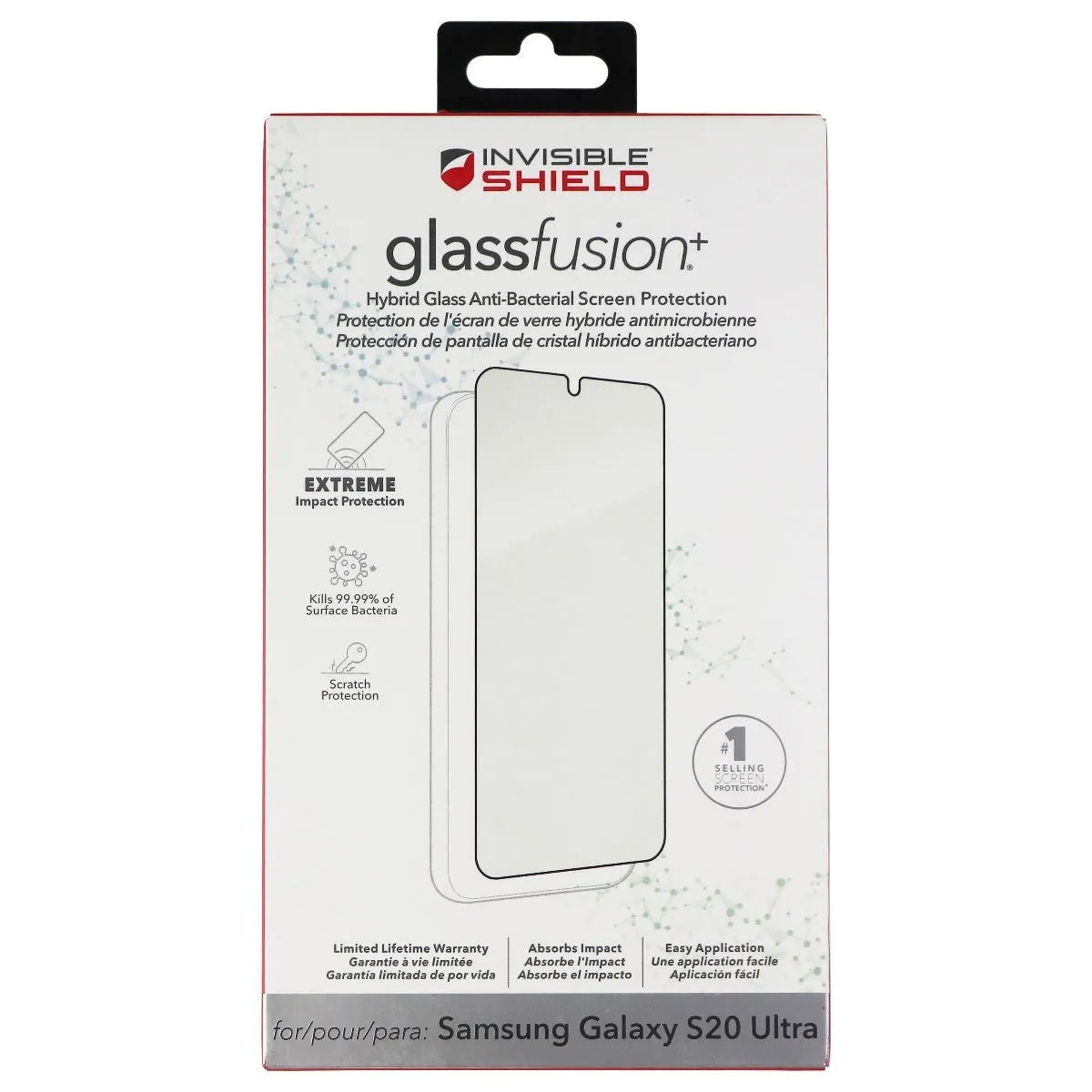 ZAGG InvisibleShield Glass Fusion  Screen Protector for Samsung Galaxy S20 Ultra