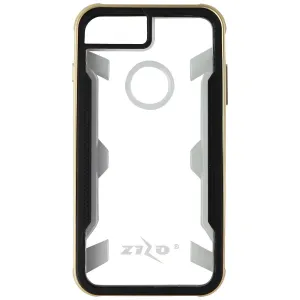 Zizo Shock Series Case for iPhone 7 Plus - Clear / Black / Gold